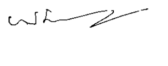 Signature of Shri C.V. Srinivasan